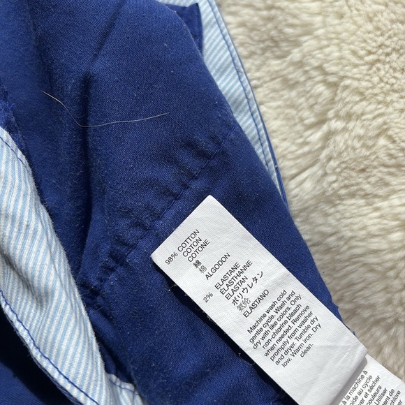 GAP Cobalt Cotton Khaki Shorts – Size 10 | Summer Staple | - Picture 7 of 8